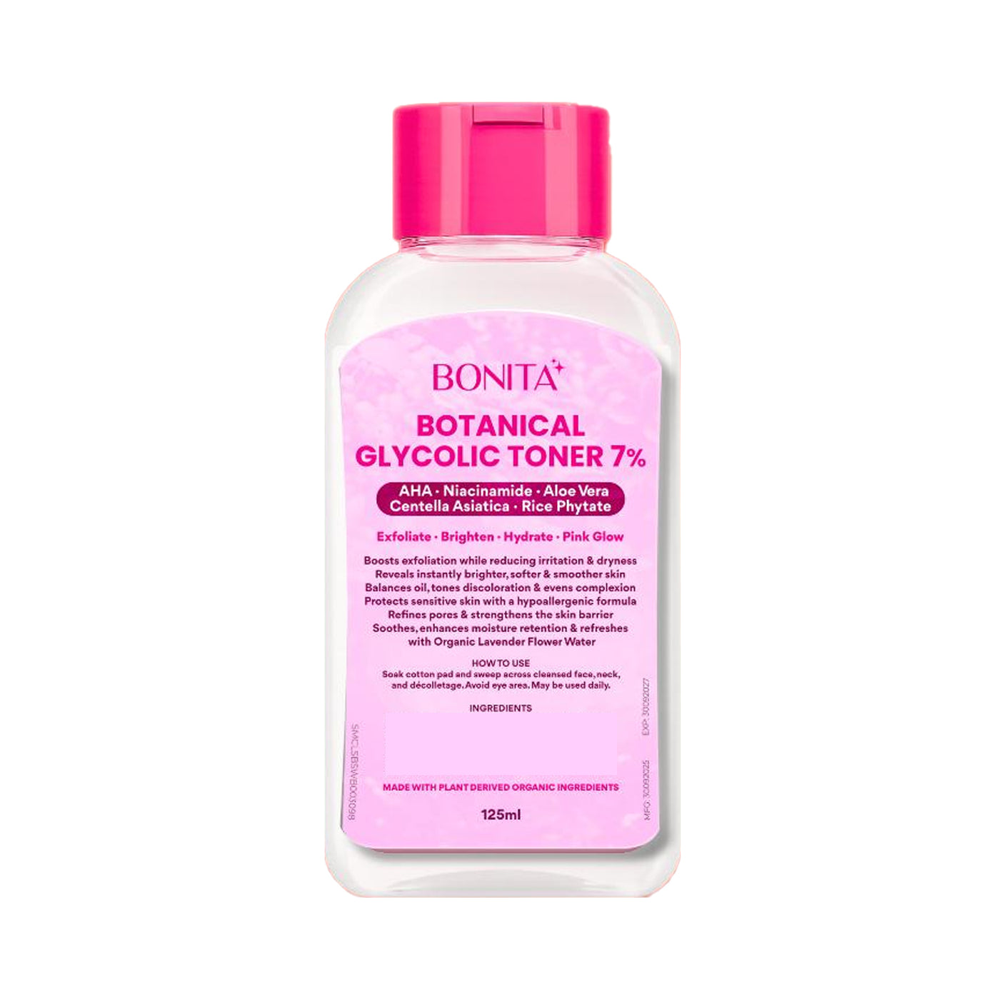 Bonita Botanical Glycolic Toner 7% - 125ml