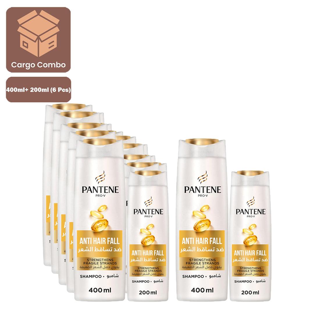 Pantene Pro-V Anti-Hair Fall Shampoo 400ml + 200ml (6 Pcs)