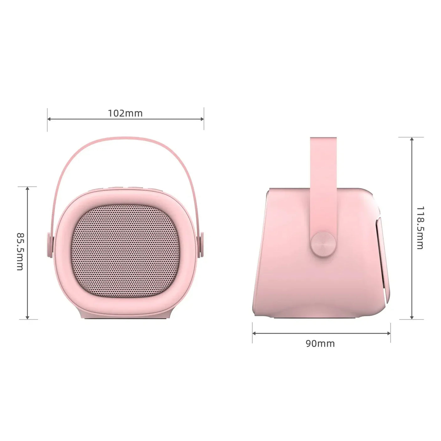 Multimedia Portable Karaoke Speaker With Microphone - K2