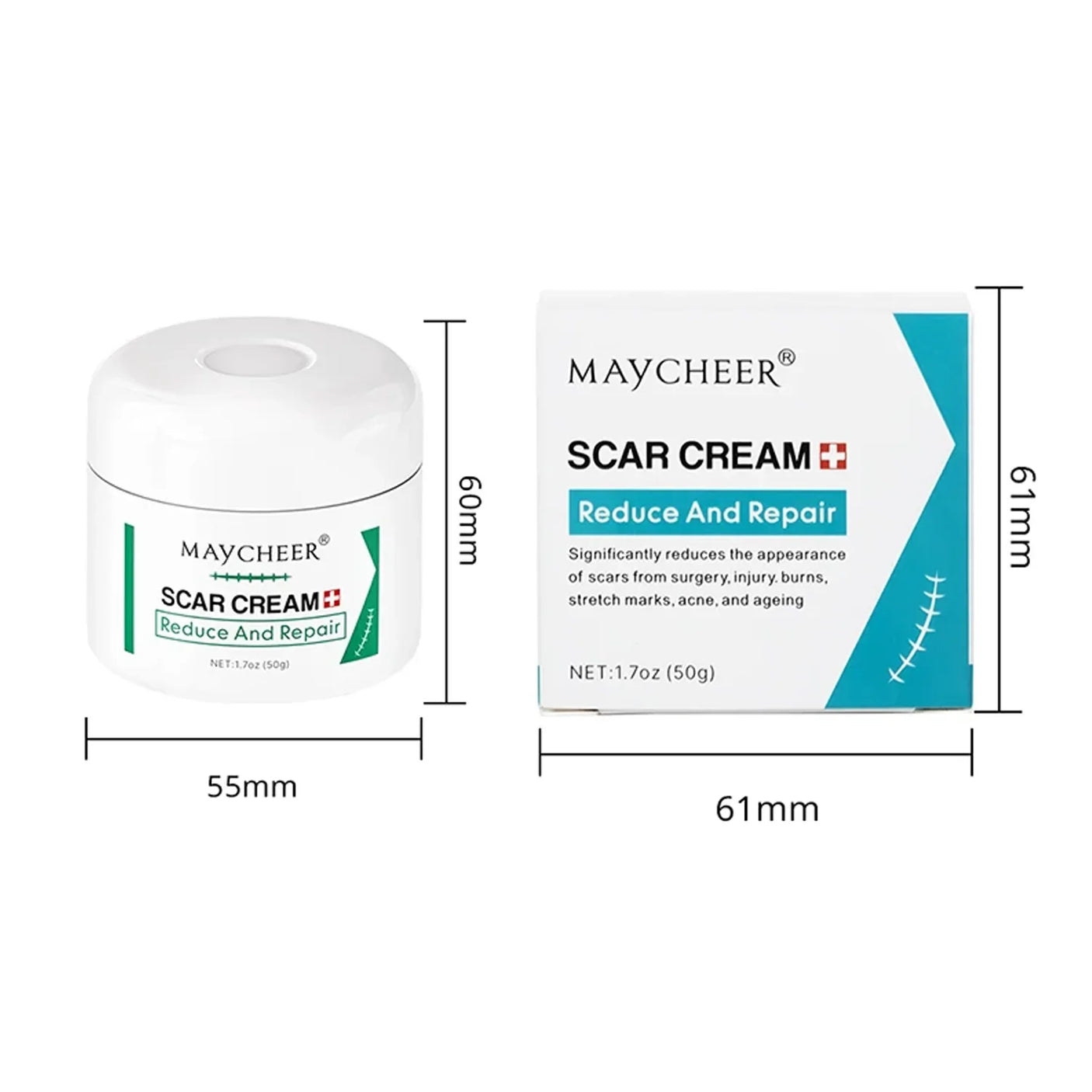 Maycheer Scar Repair & Reduce Cream - 50g