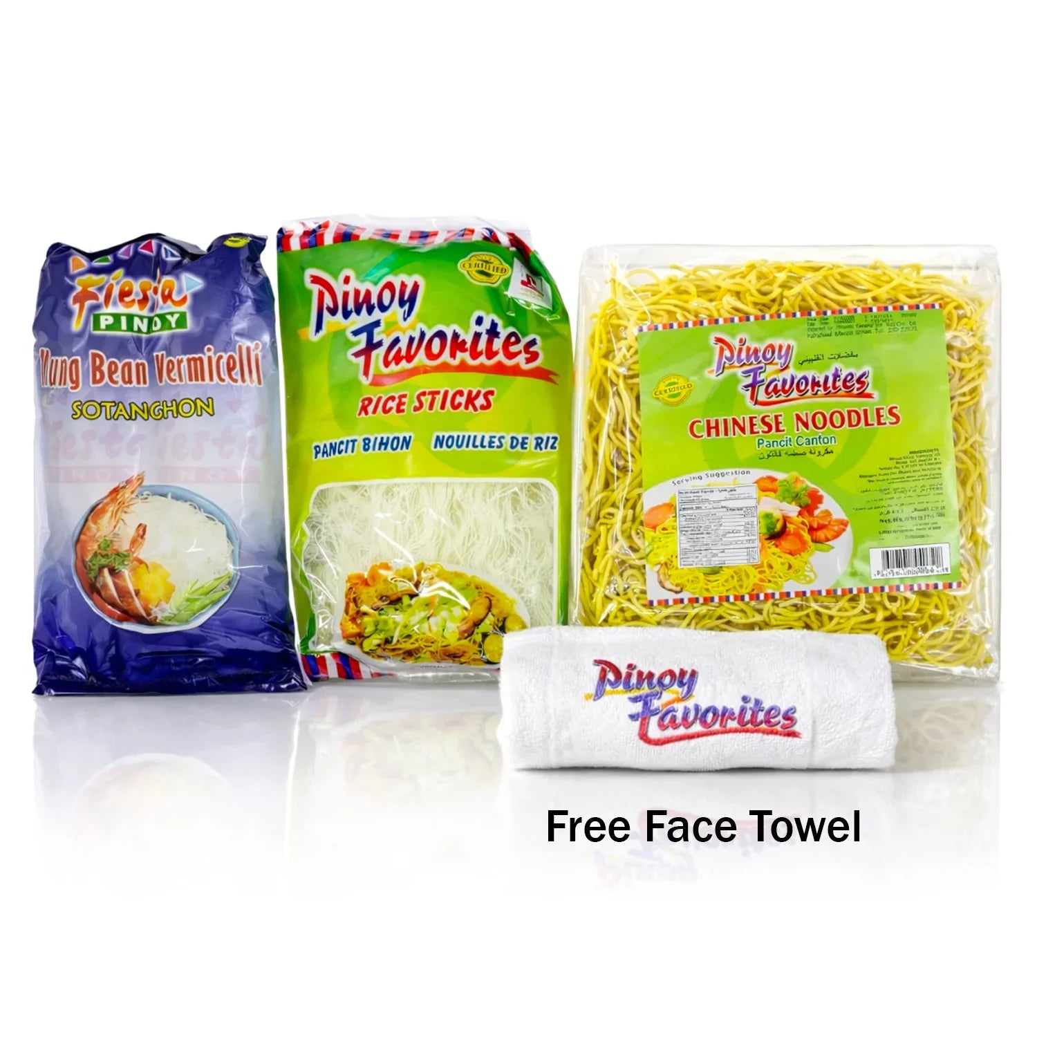 Fiesta Pinoy Noodle Combo Pack + Free Face Towel