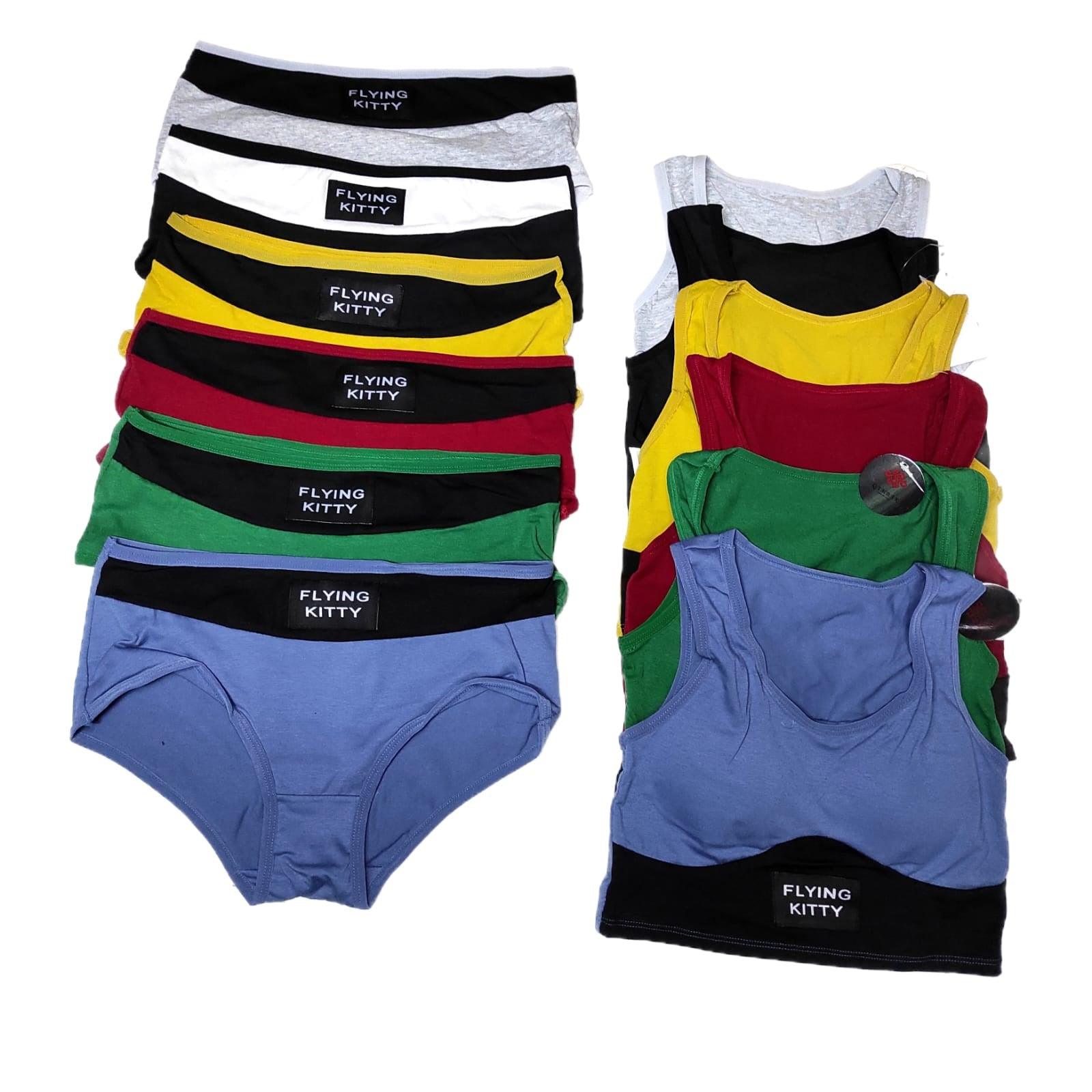 Flying Kitty Sports Bra & Panty Set Free Size - 2261