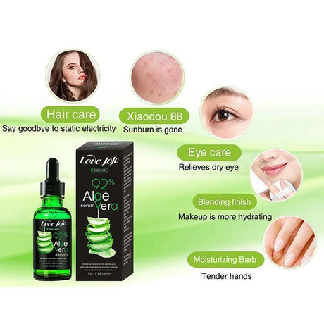 Love JoJo Skin Care Aloe Vera Serum (Black) - 30ml