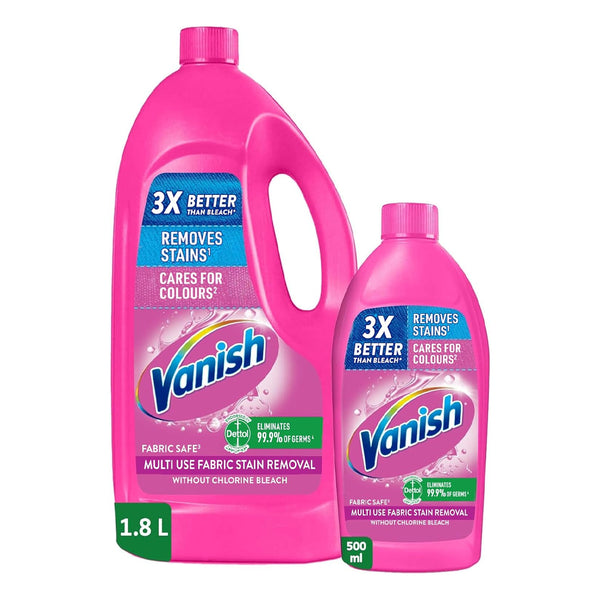 Vanish Laundry Stain Remover Multi Use Liquid - 1.8 L + 500ml