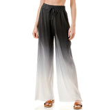Women Casual Double Color Wide Leg Pants Z-120