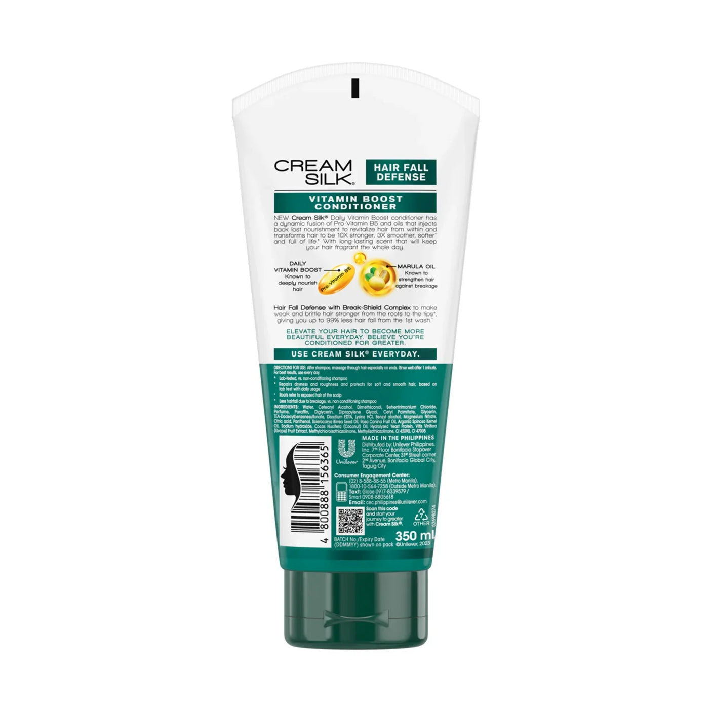 Cream Silk Ultimate Reborn Hair Fall Defense Conditioner - 350ml (PHILIPPINES)