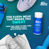 Milcu Sports Deodorant For Underarm & Foot Powder - 80g