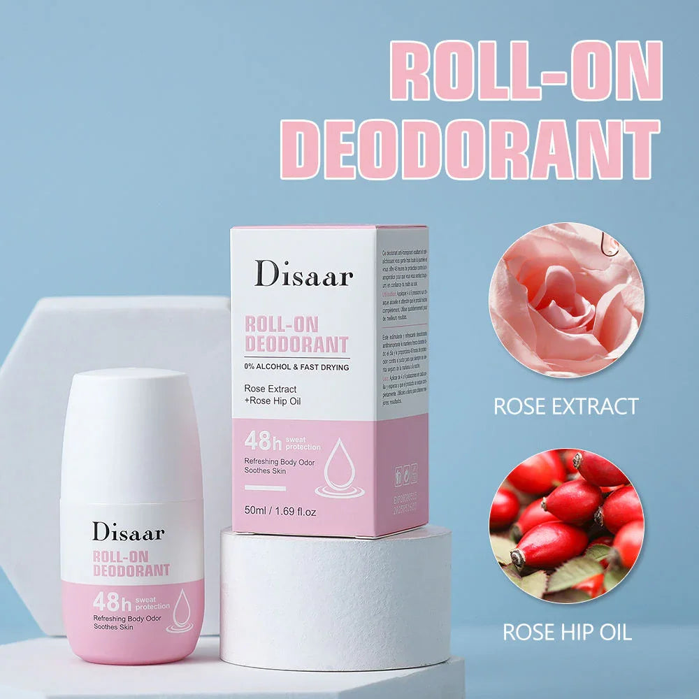 Disaar Rose Extract Deodorant Roll-On - 50ml