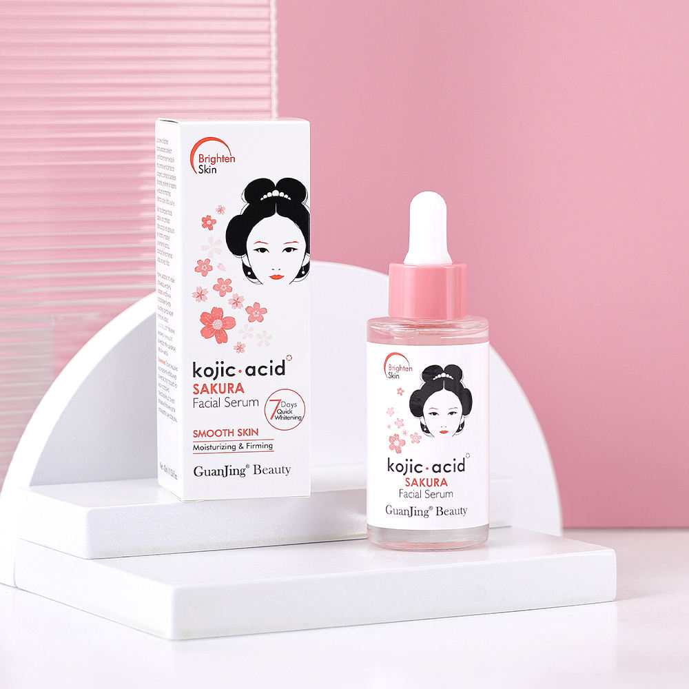 Guanjing Beauty Kojic Acid Sakura Facial Serum - 40ml