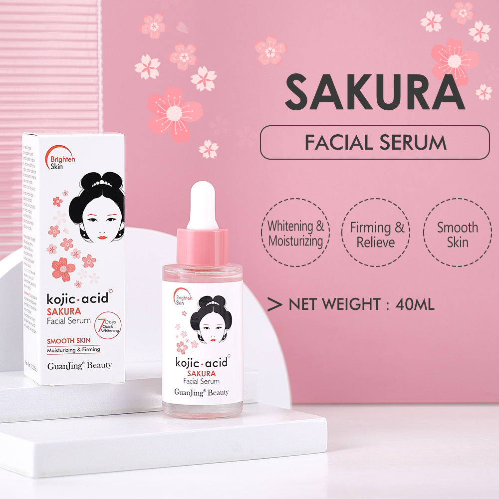 Guanjing Beauty Kojic Acid Sakura Facial Serum - 40ml