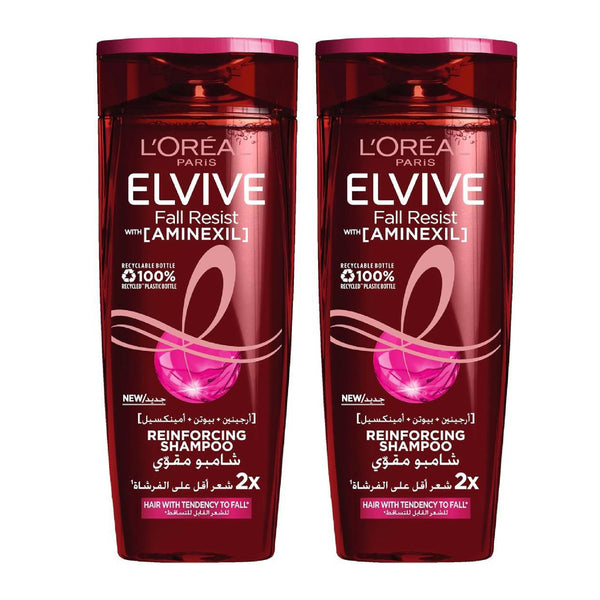 L'Oreal Paris Elvive Fall Resist Reinforcing Shampoo - 400ml+400ml