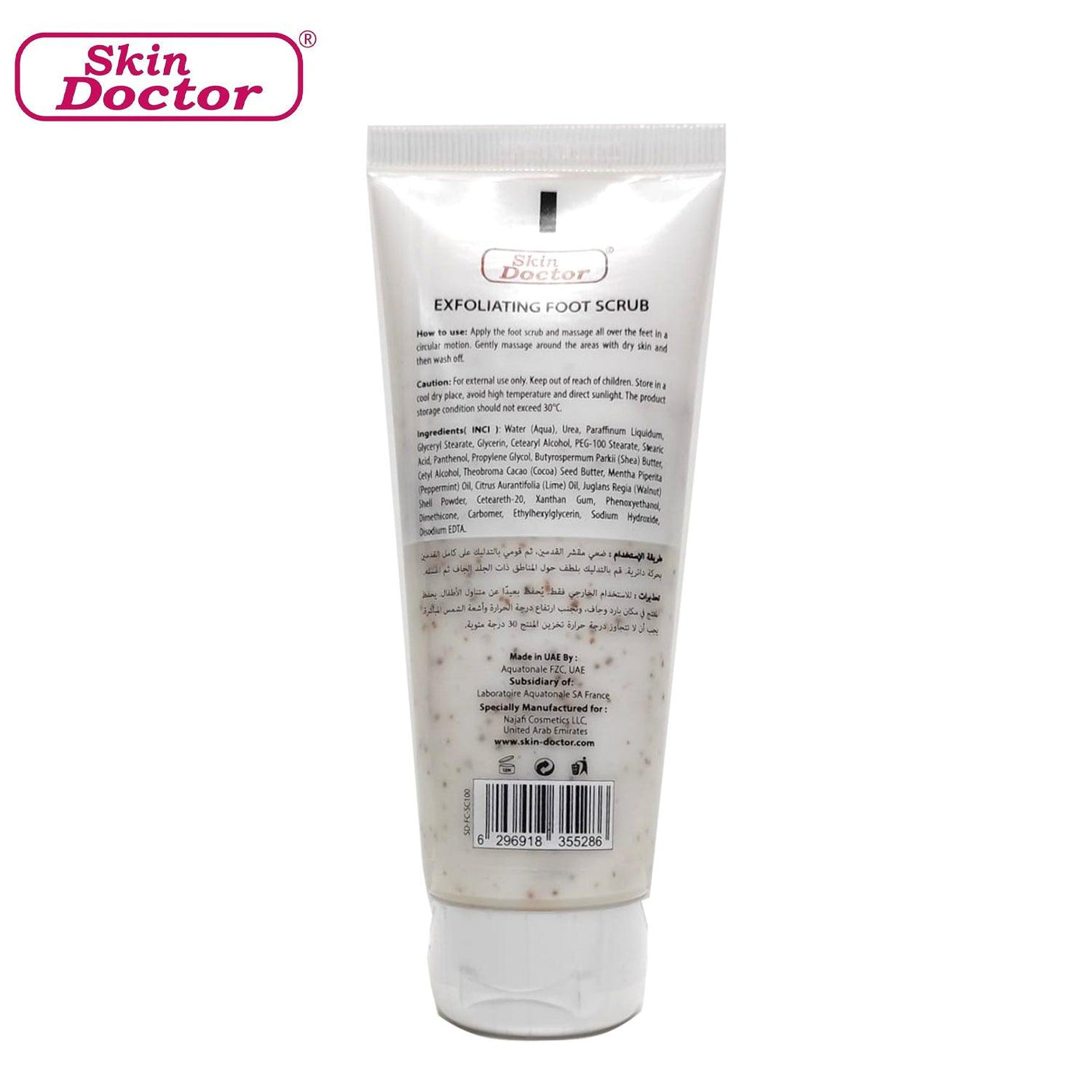 Skin Doctor Exfoliating Foot Scrub Lime & Peppermint - 100ml