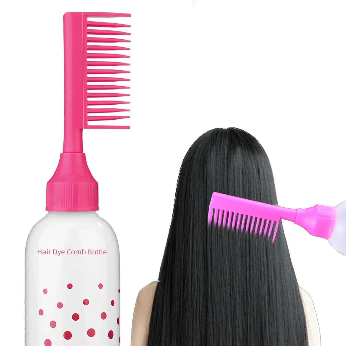 Refillable Hair Dye Brush Bottle