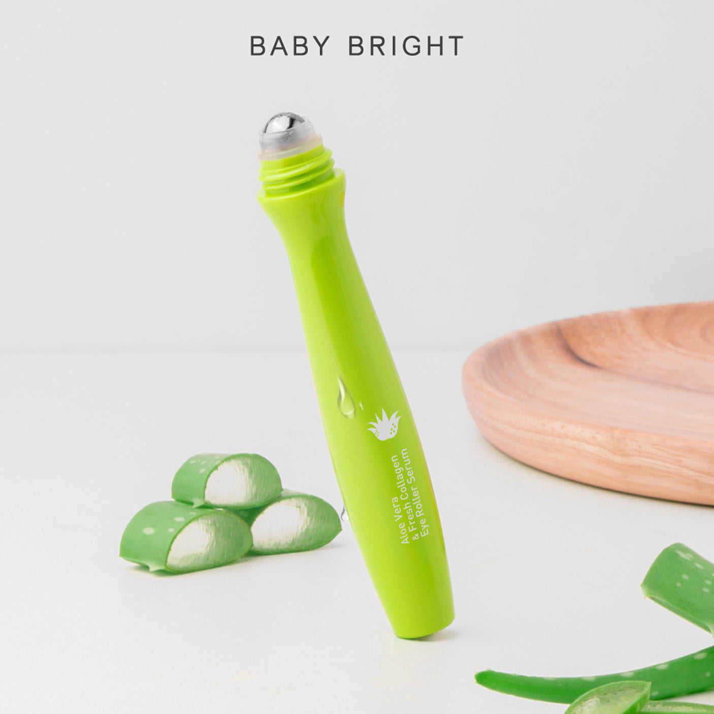 Baby Bright Aloe Vera & Fresh Collagen Eye Roller Serum - 15ml