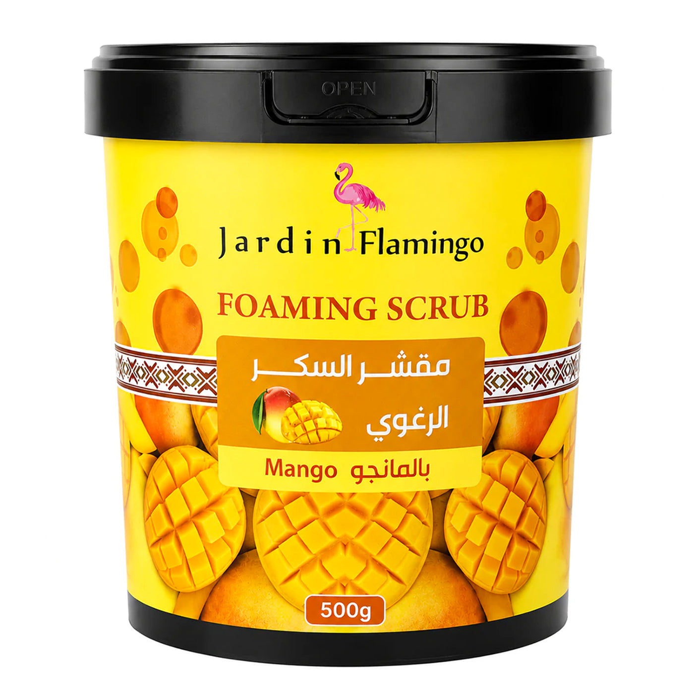 Jardin Flamingo Foaming Sugar Scrub Mango - 500g