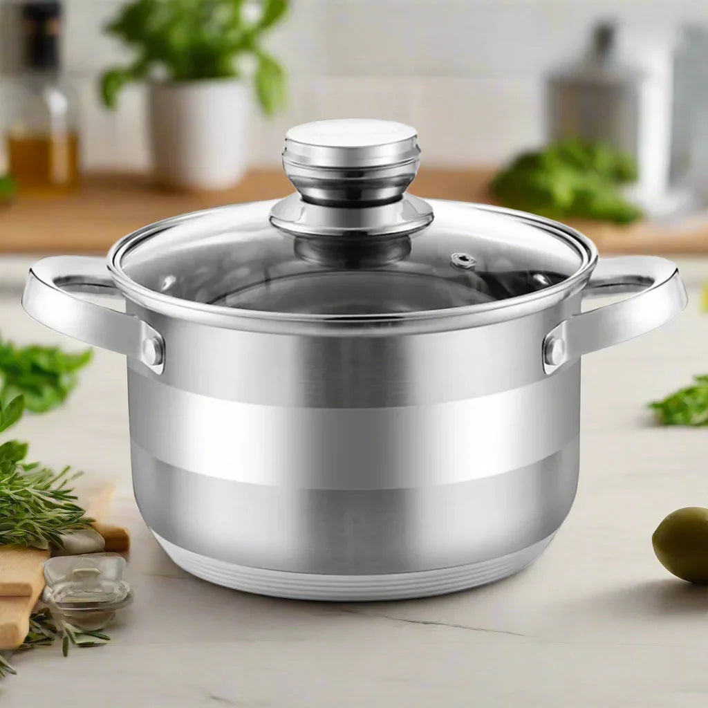 Haus Roland Stainless Steel Cookware 6 Pcs Set HR131-2