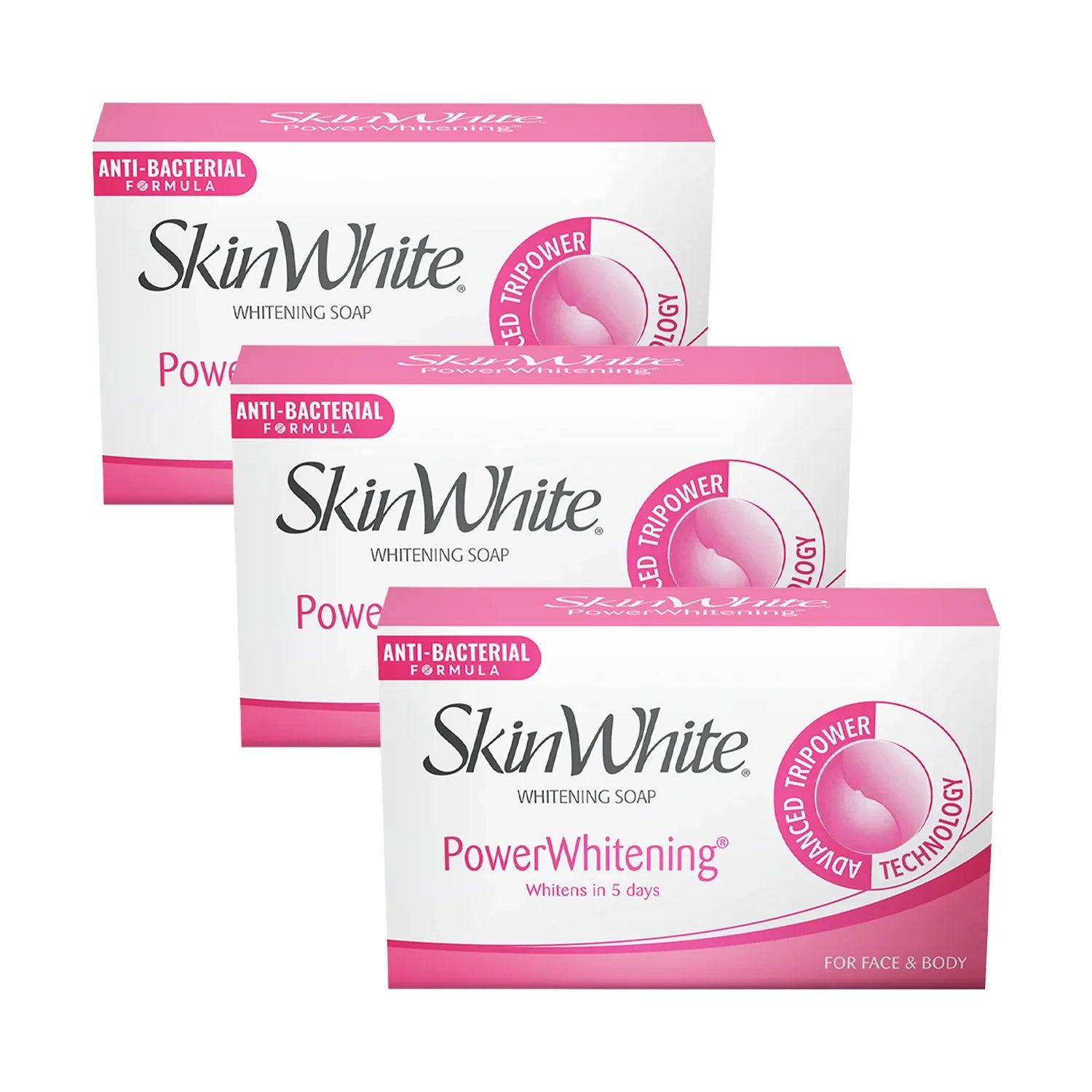 SkinWhite PowerWhitening Soap - 125g × 3 Pcs (Offer)