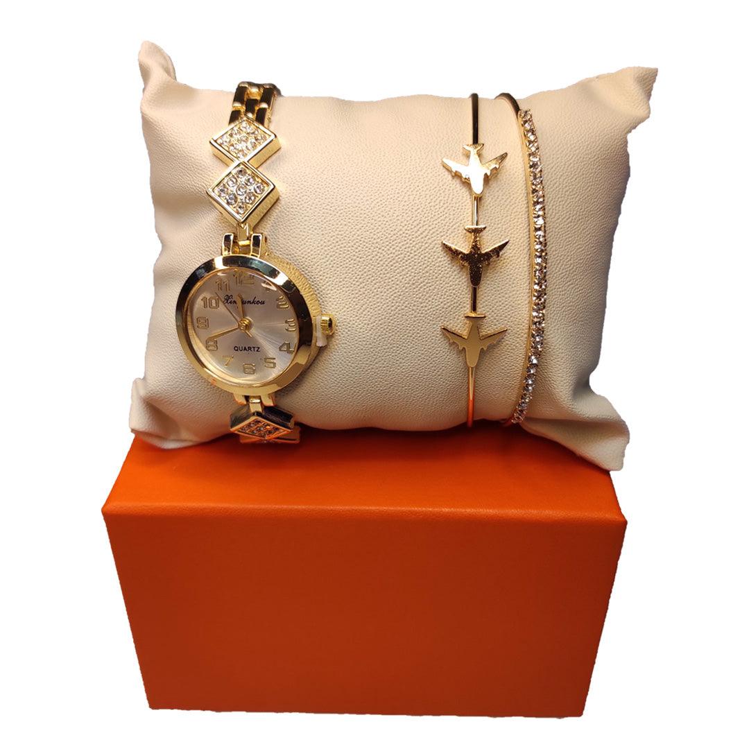 Luxury Women Wrist Watch With Bracelet - WB8