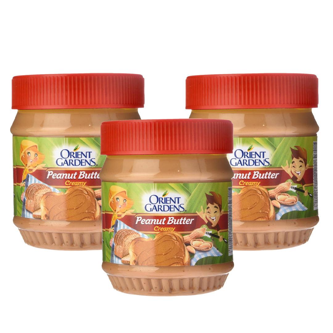 Orient Gardens Peanut Butter Creamy - 340g × 3 Pcs