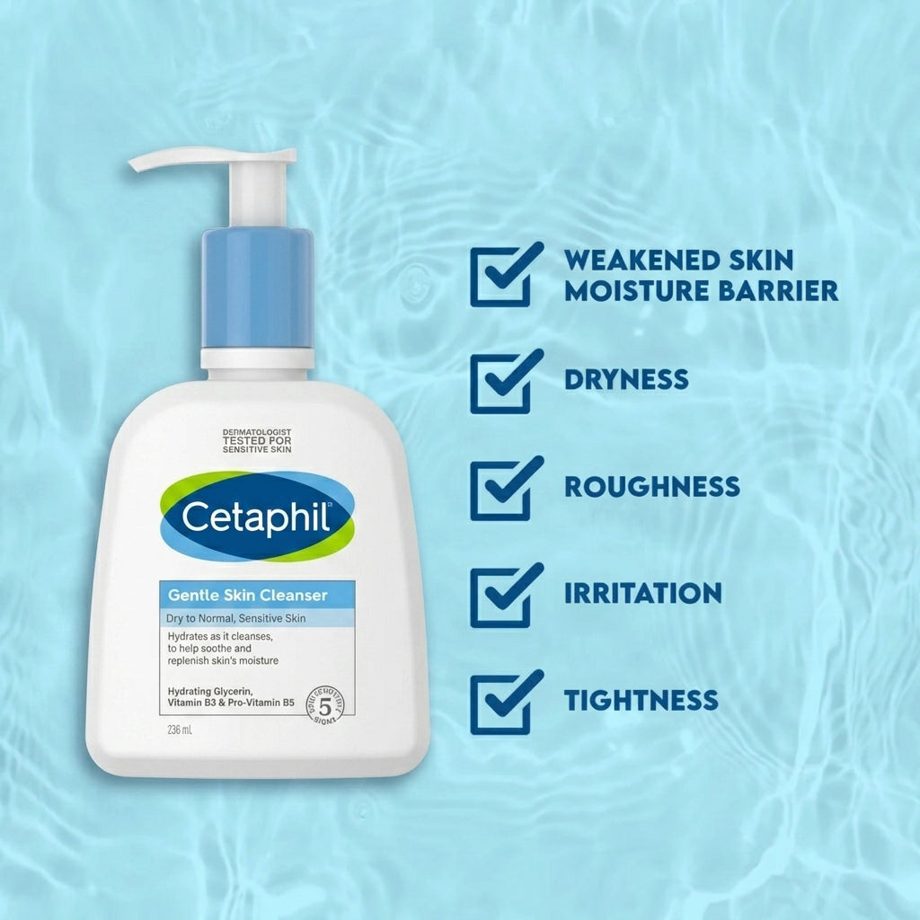 Cetaphil Gentle Skin Cleanser Dry To Normal Skin - 236ml