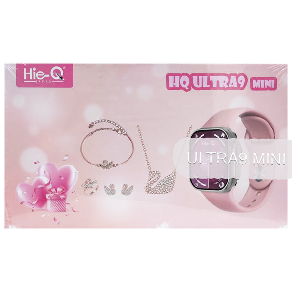 Hie-Q Smart Watch + 4 Jewelry With Four Straps - HQ U9 Mini