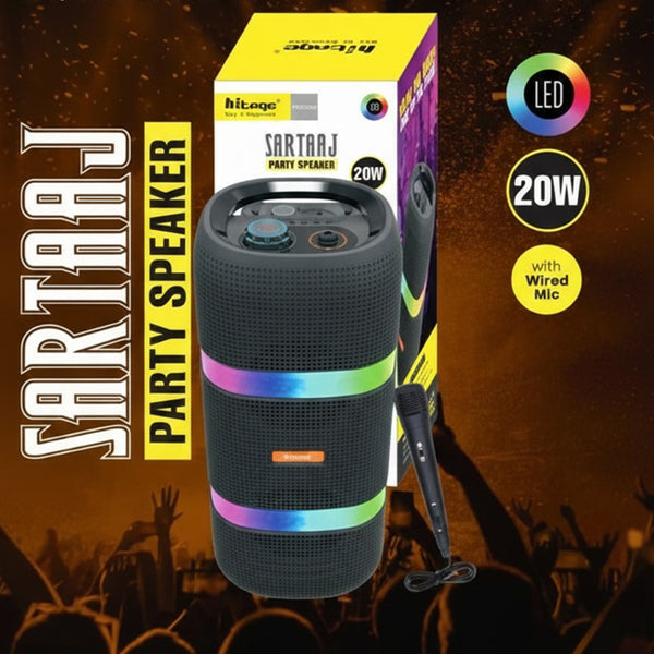 Hitage 20W Party Speaker With Mic