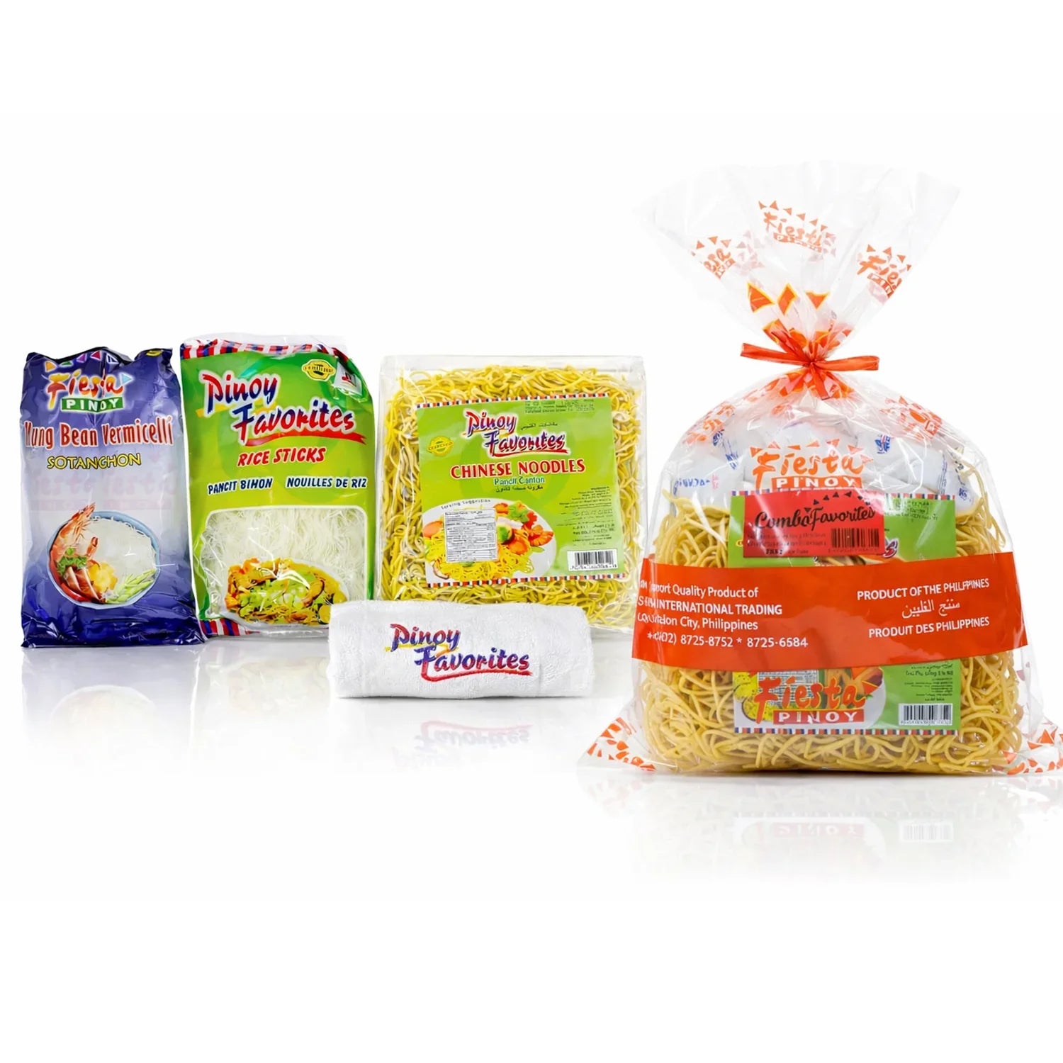 Fiesta Pinoy Noodle Combo Pack + Free Face Towel