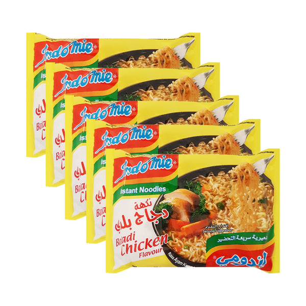 Indomie Instant Noodles Baladi Chicken Flavor 5Pcs x 70g