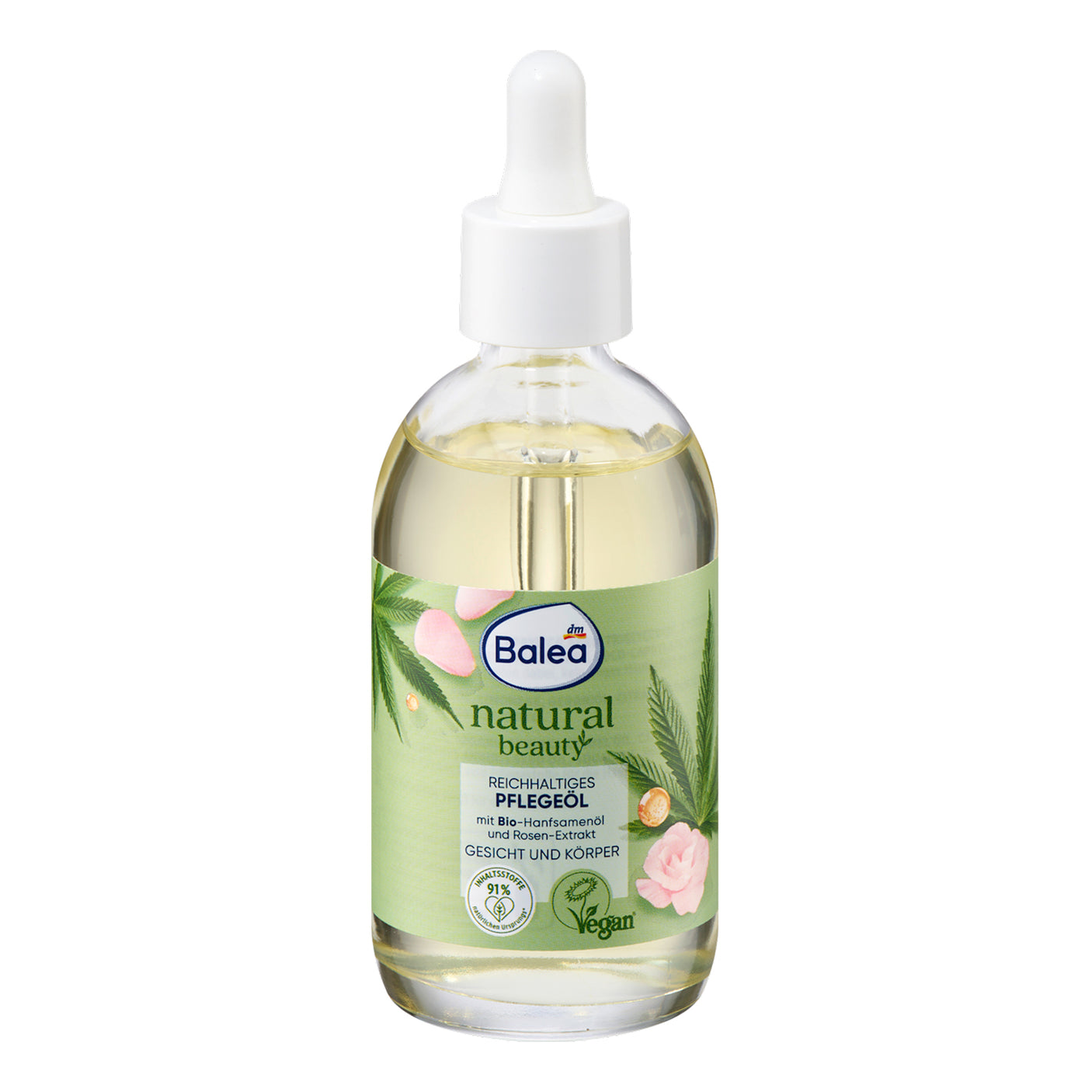 Balea Natural Beauty Organic Face & Body Oil - 100ml