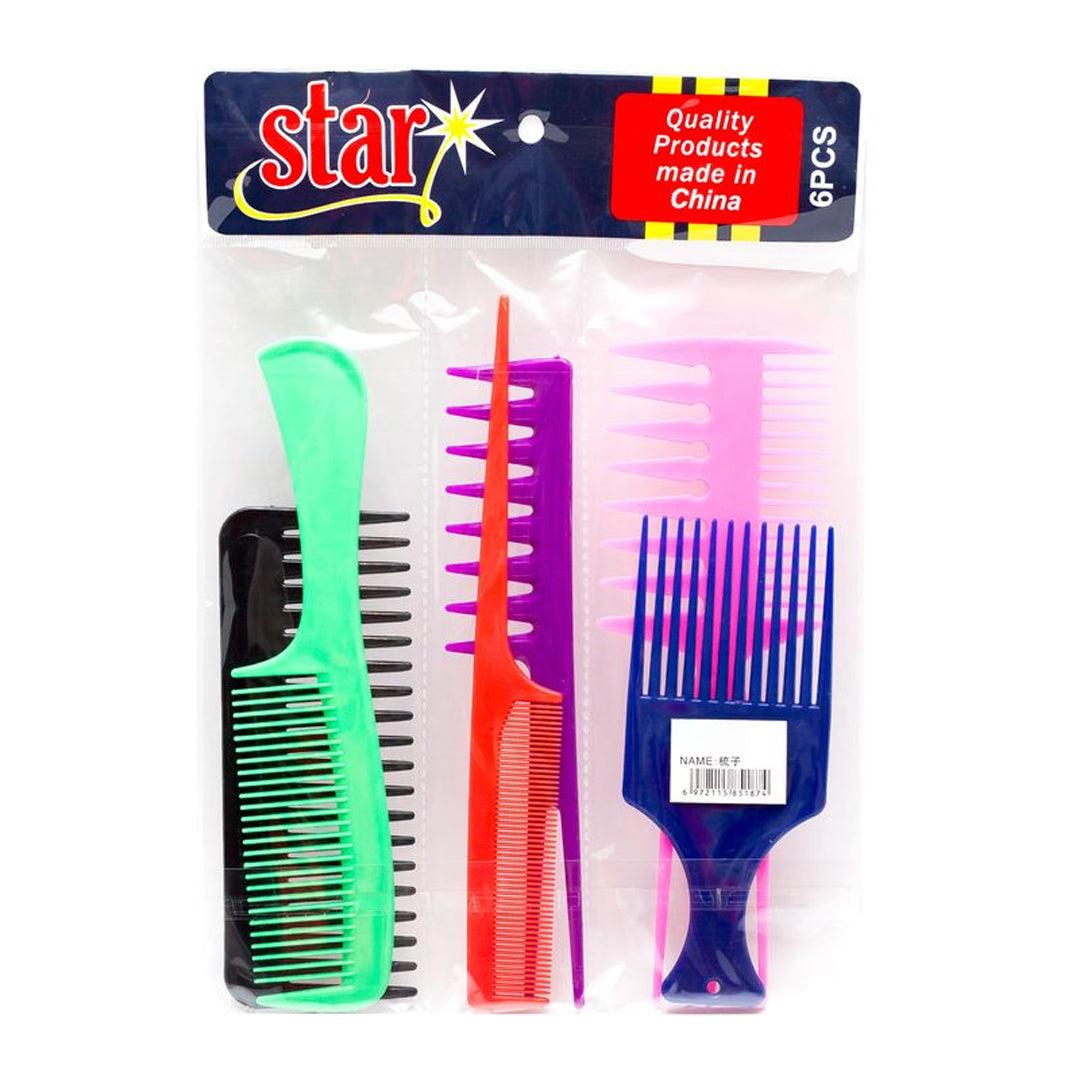 Star Professional Comb Set - 6pcs