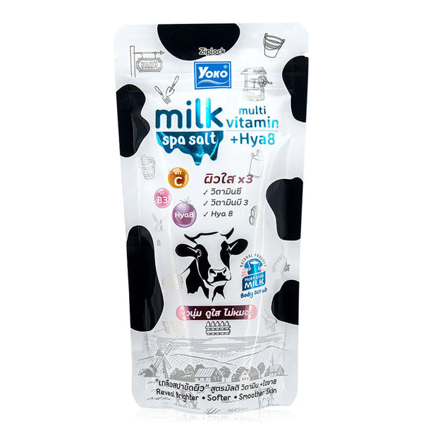 Yoko Milk Salt Multi Vitamin + Hya8 Scrub - 300g
