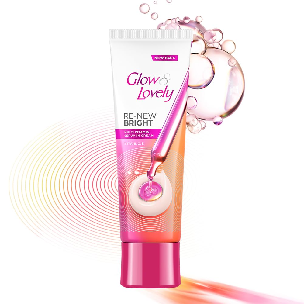 Glow & Lovely Re-New Bright Multi Vitamin Serum in Cream - 80g