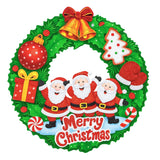 Merry Christmas Wall Hanging Ornaments With Light - 4206