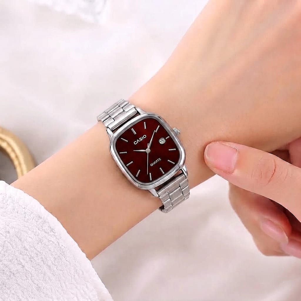 Casio Vintage Silver Steel Bracelet Watch - A9631 Silver