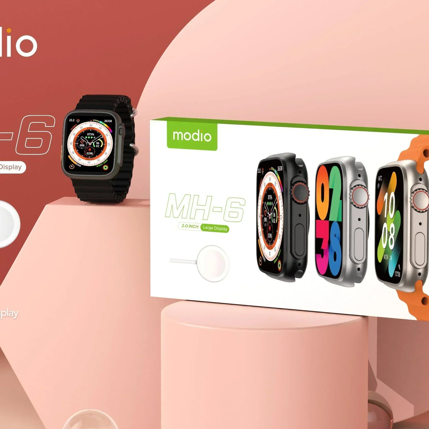 Modio Ultra Modio - Original Smart Watch Ultra MH-6 – Pinoy Hyper Kuwait