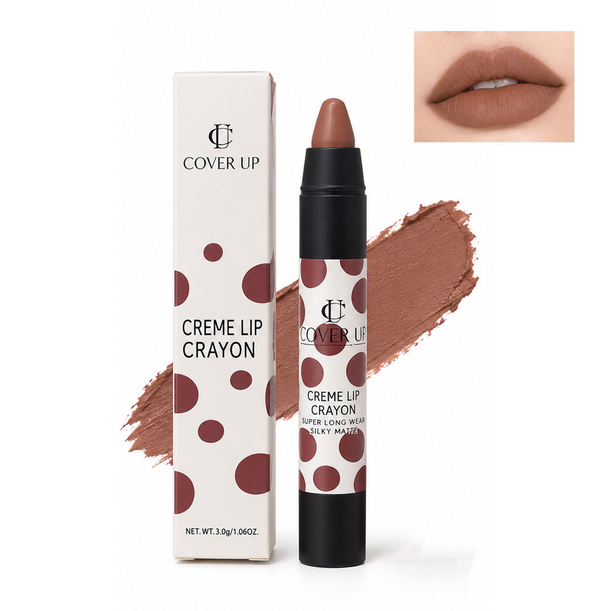Cover Up Silky Matte Creme Lip Crayon