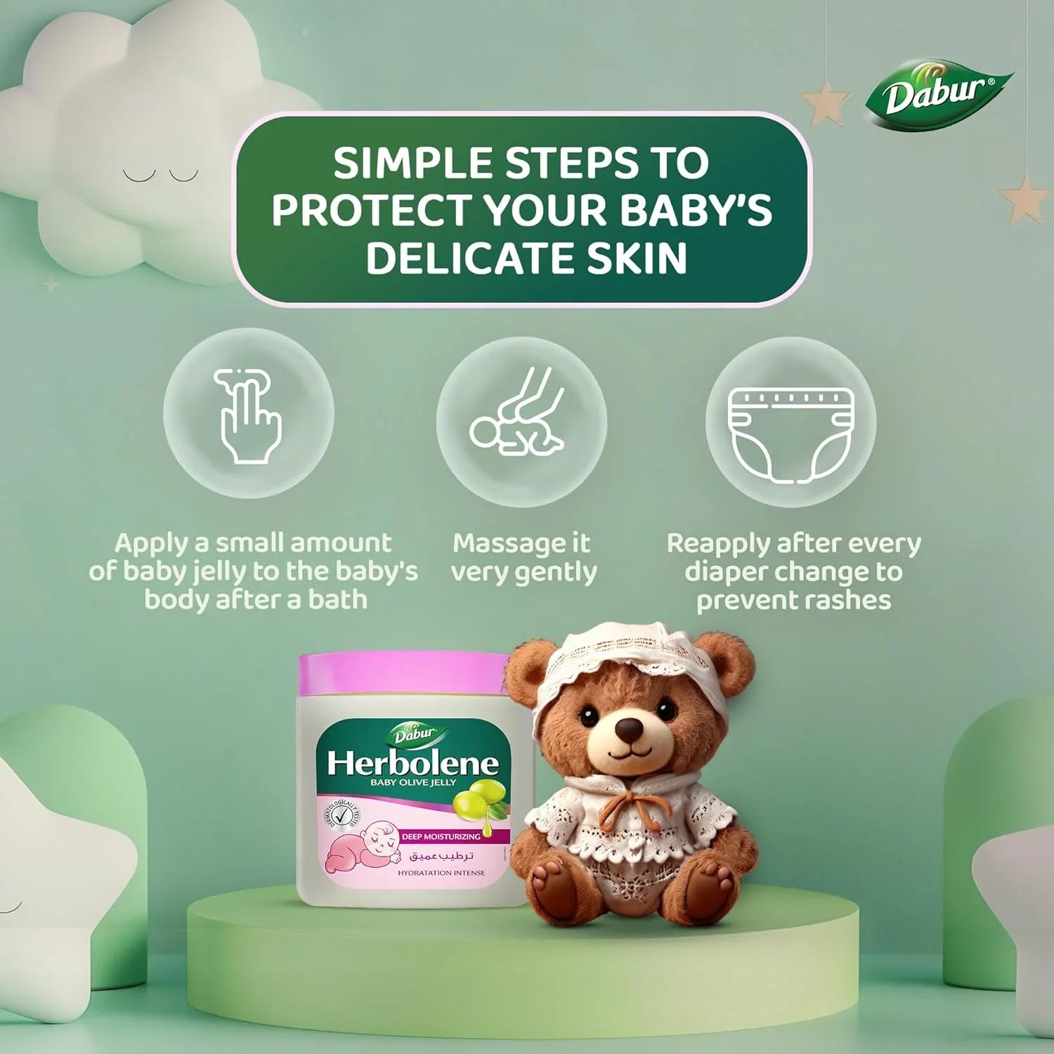 Dabur Herbolene Baby Olive Jelly - 225ml