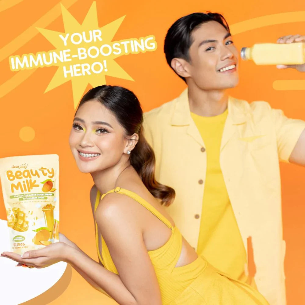 Dear Face Beauty Milk Premium Japanese Sweet Mango Drink - 180g