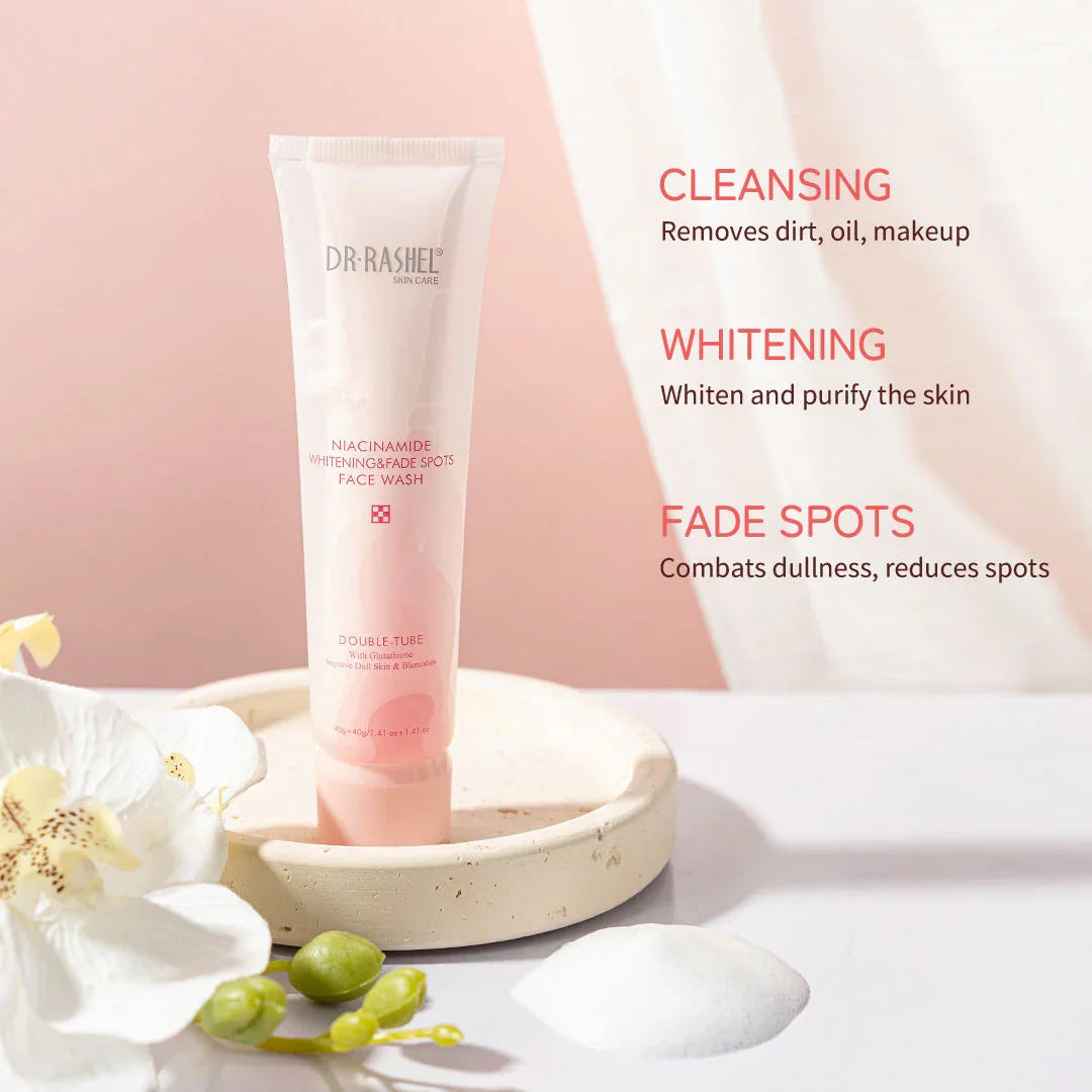 Dr.Rashel Double Tube Niacinamide Face Wash - 40g+40g