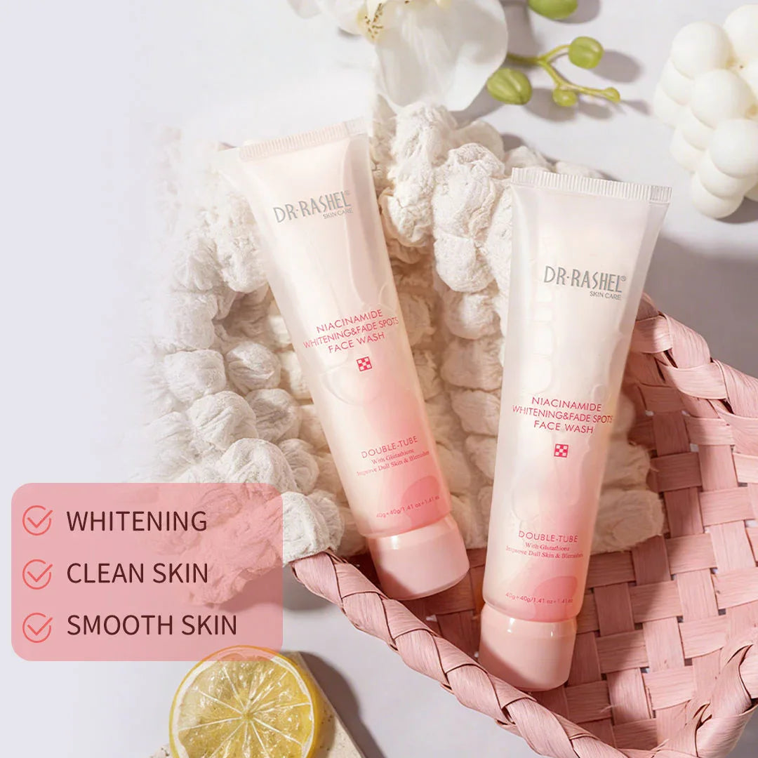 Dr.Rashel Double Tube Niacinamide Face Wash - 40g+40g