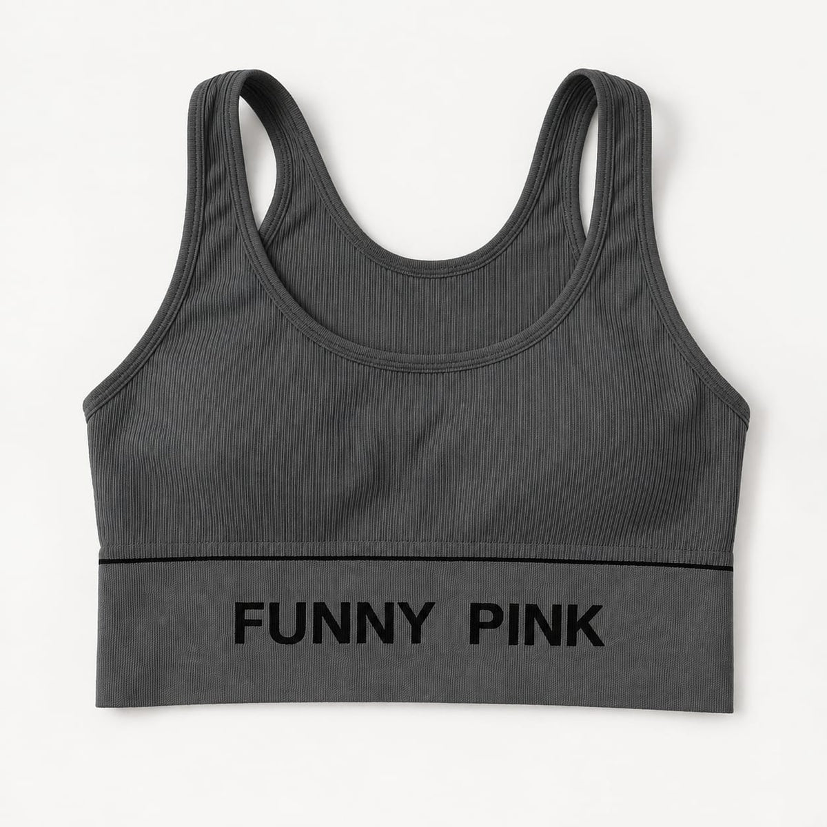 Funny Pink Women's Fancy Camisole Crop Top Sports Bra - FP274