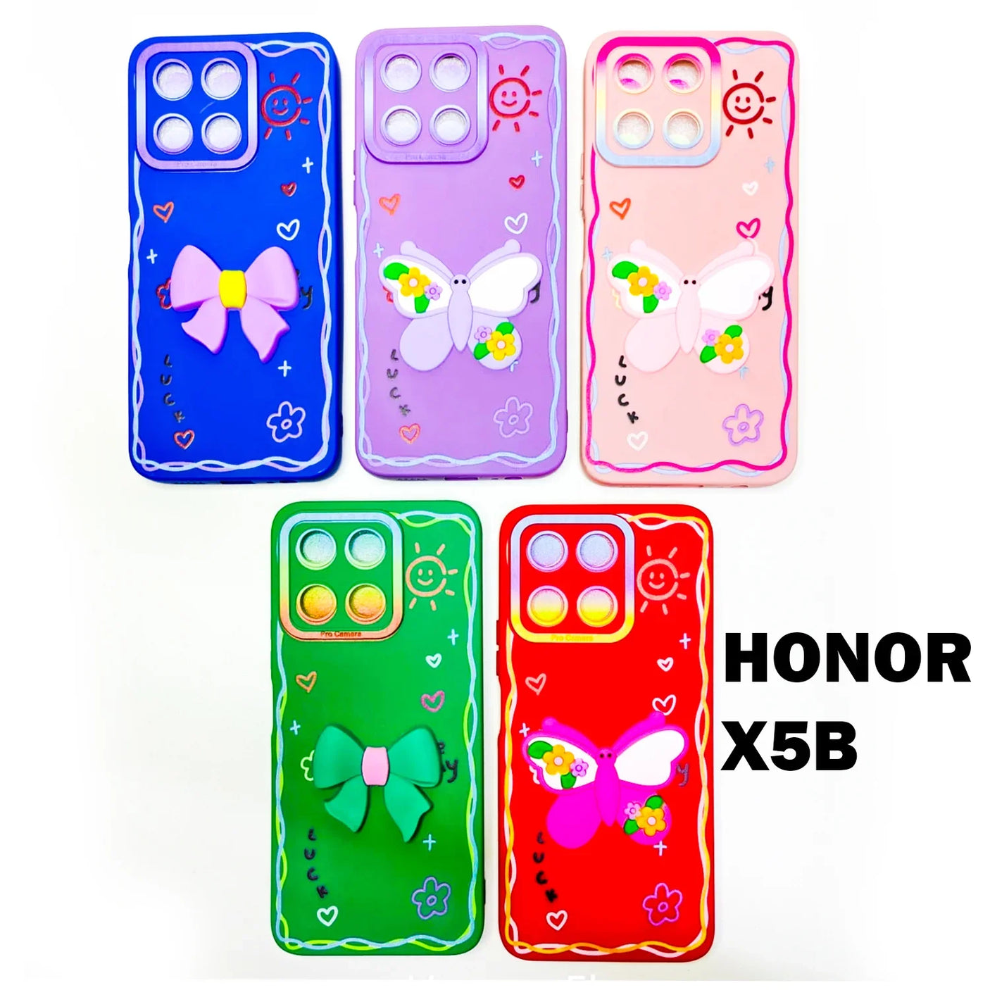 جراب أنيق عالي الجودة لهاتف Honor X5B