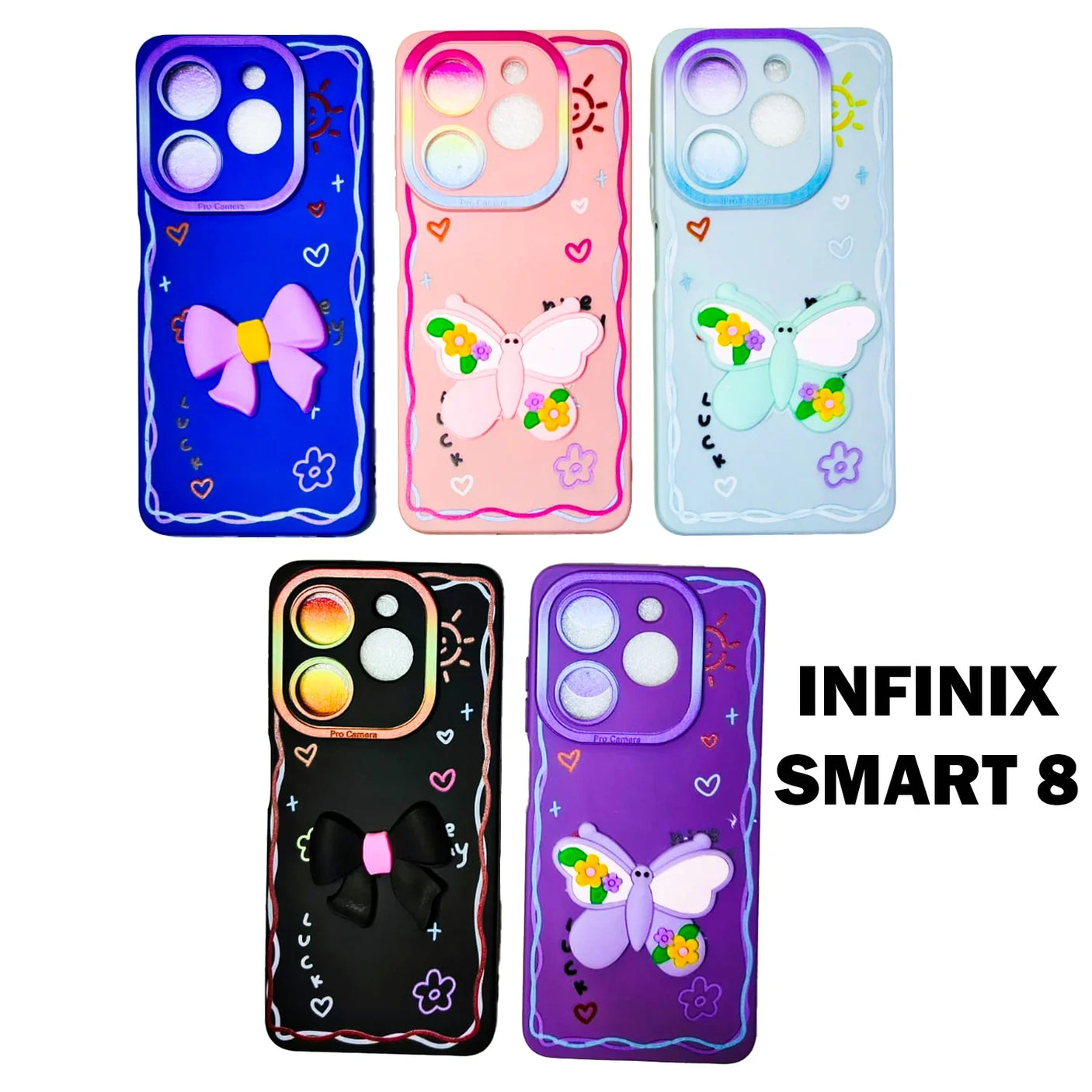 جراب أنيق عالي الجودة لهاتف Infinix Smart 8