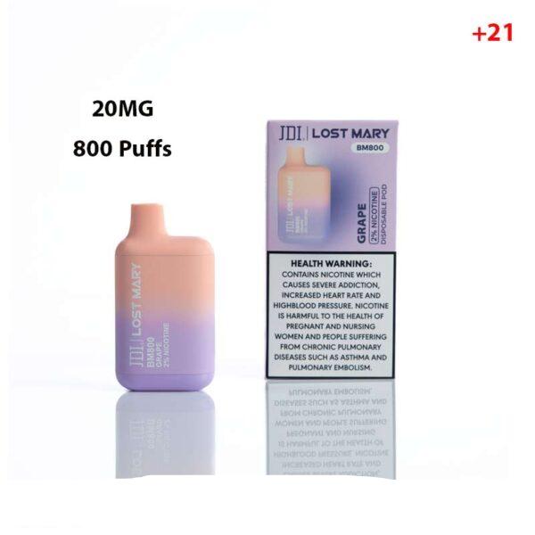 JDI Lost Mary Grape 20mg - BM800