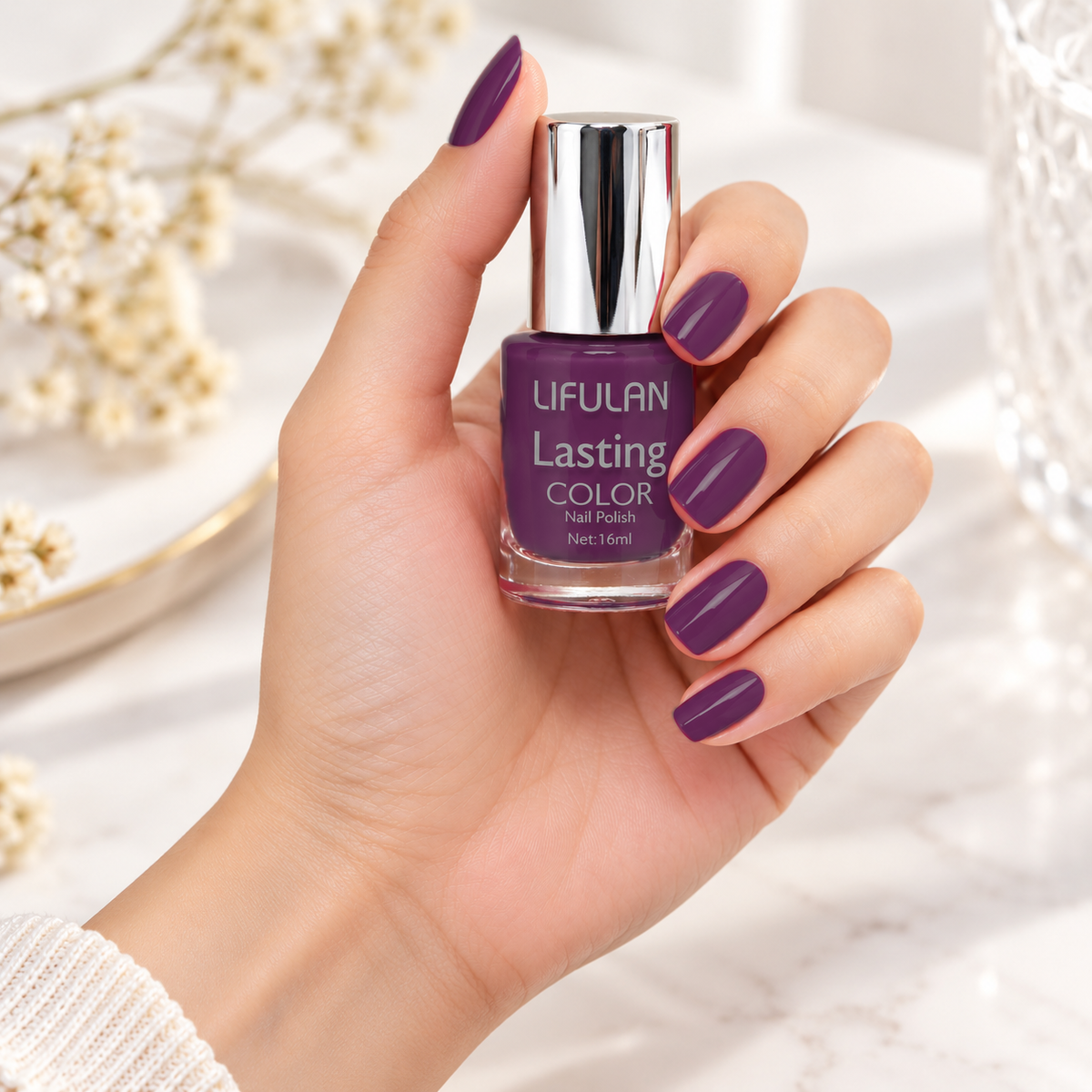 LIFULAN Long Lasting Color Nail Polish - 6931