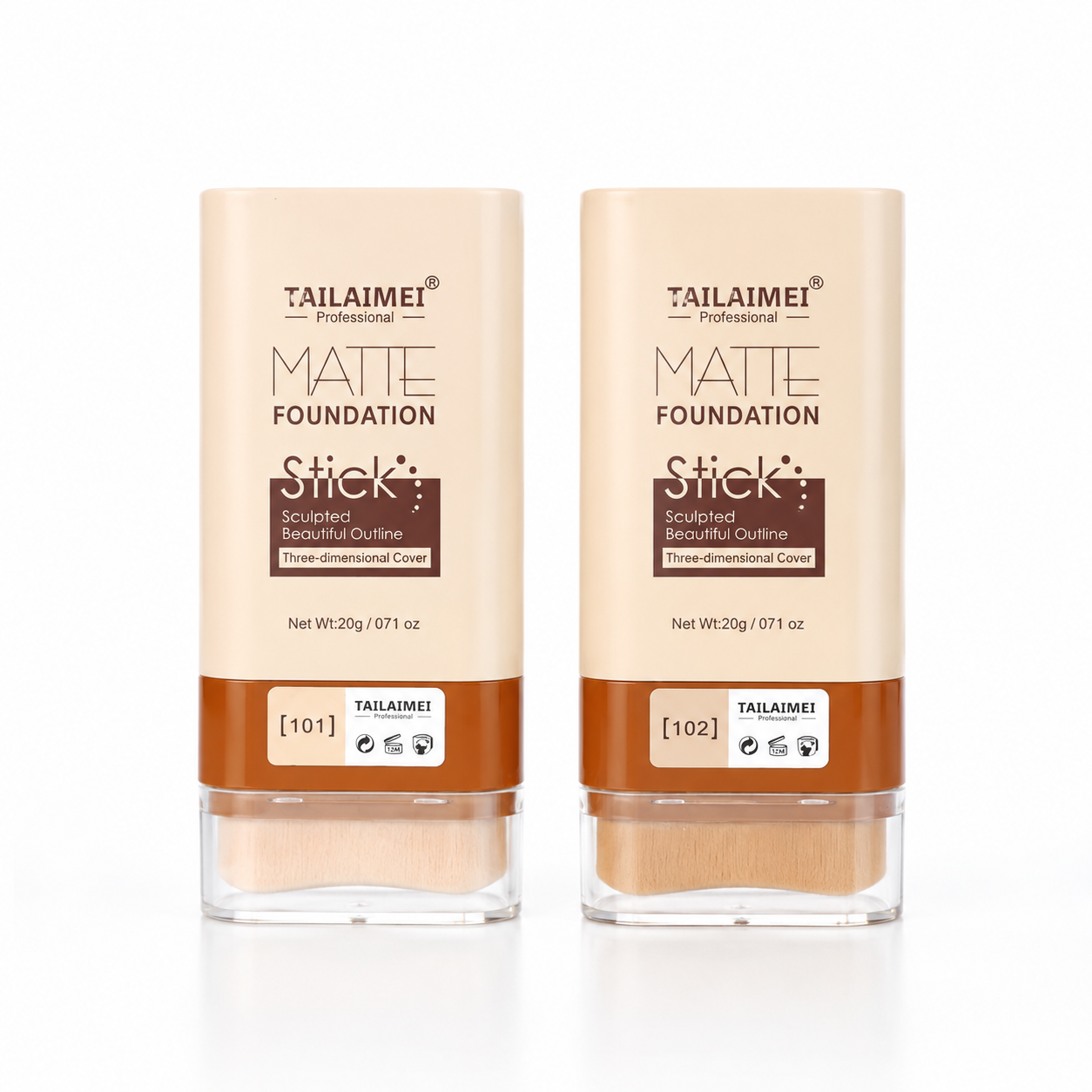 Tailaimei Professional Matte Foundation Stick 20g - TLMF318