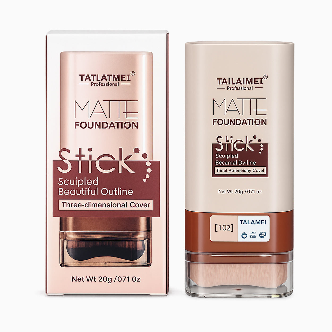 Tailaimei Professional Matte Foundation Stick 20g - TLMF318