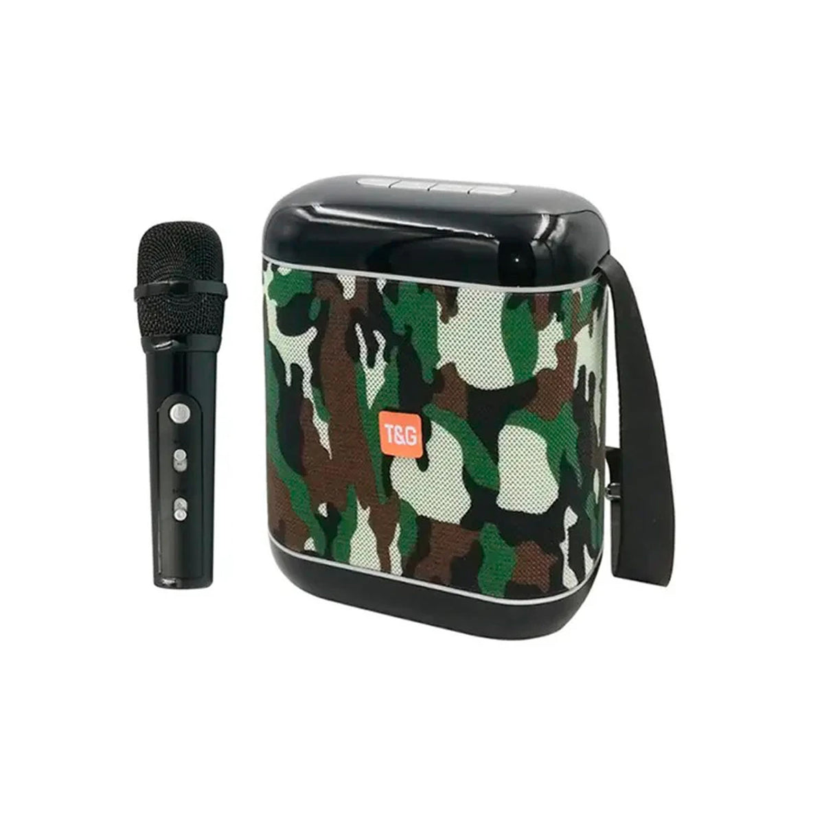 Portable Wireless Speaker with Microphone & Carry Strap - TG523K