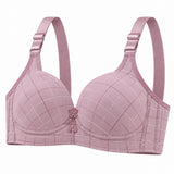 Women’s Stylish Checked Bra with Adjustable Straps - 2205