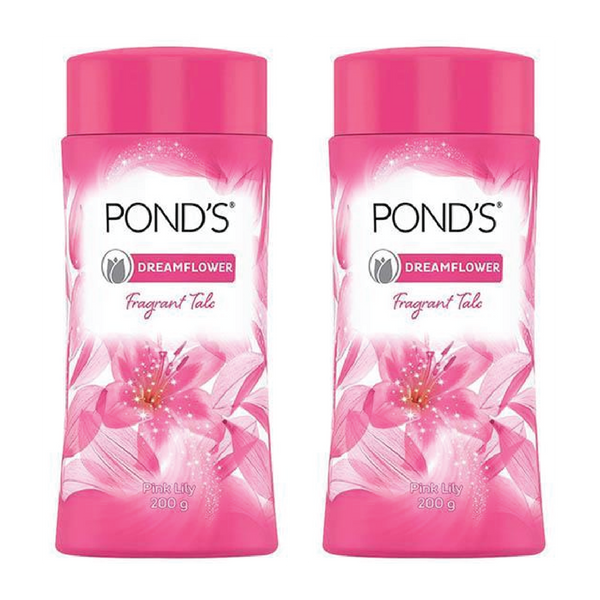 Ponds Dreamflower Fragrant Talc 200Gm x 2 Pcs